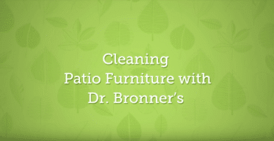 Cleaning Patio Furniture with Dr. Bronner's