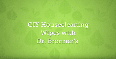 GIY Housecleaning Wipes with Dr. Bronner's