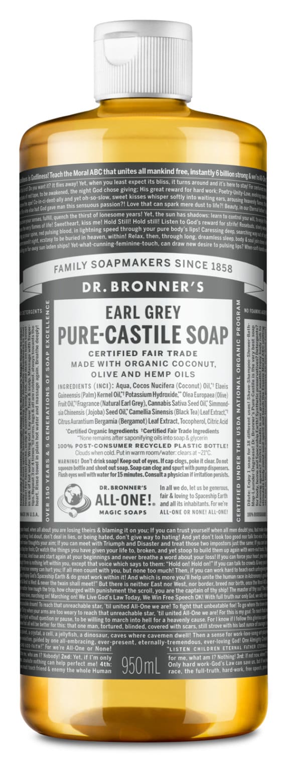 USLiquid Soap32ozEarl Grey600 Dr. Bronner's